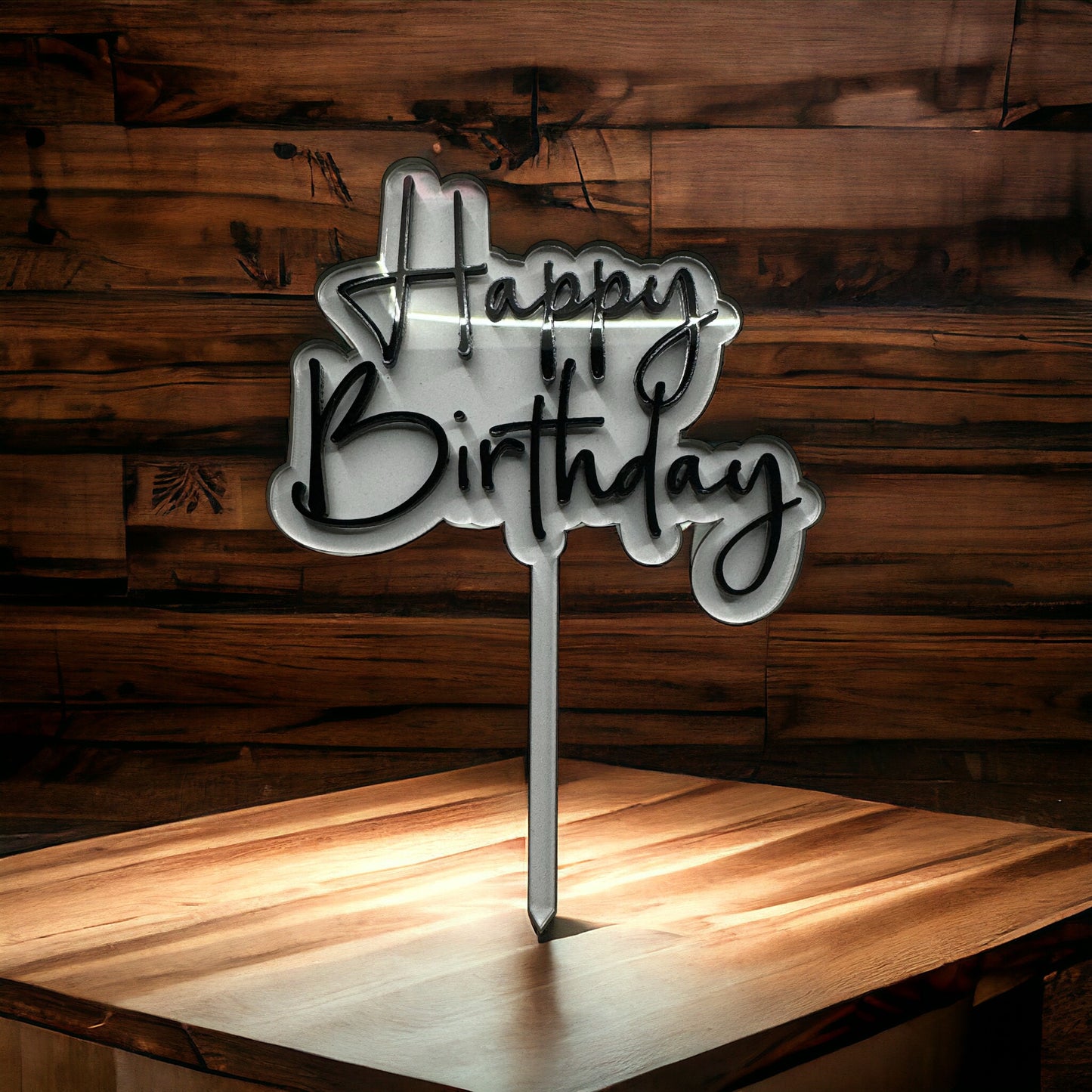 Personalized Acrylic Cake Topper