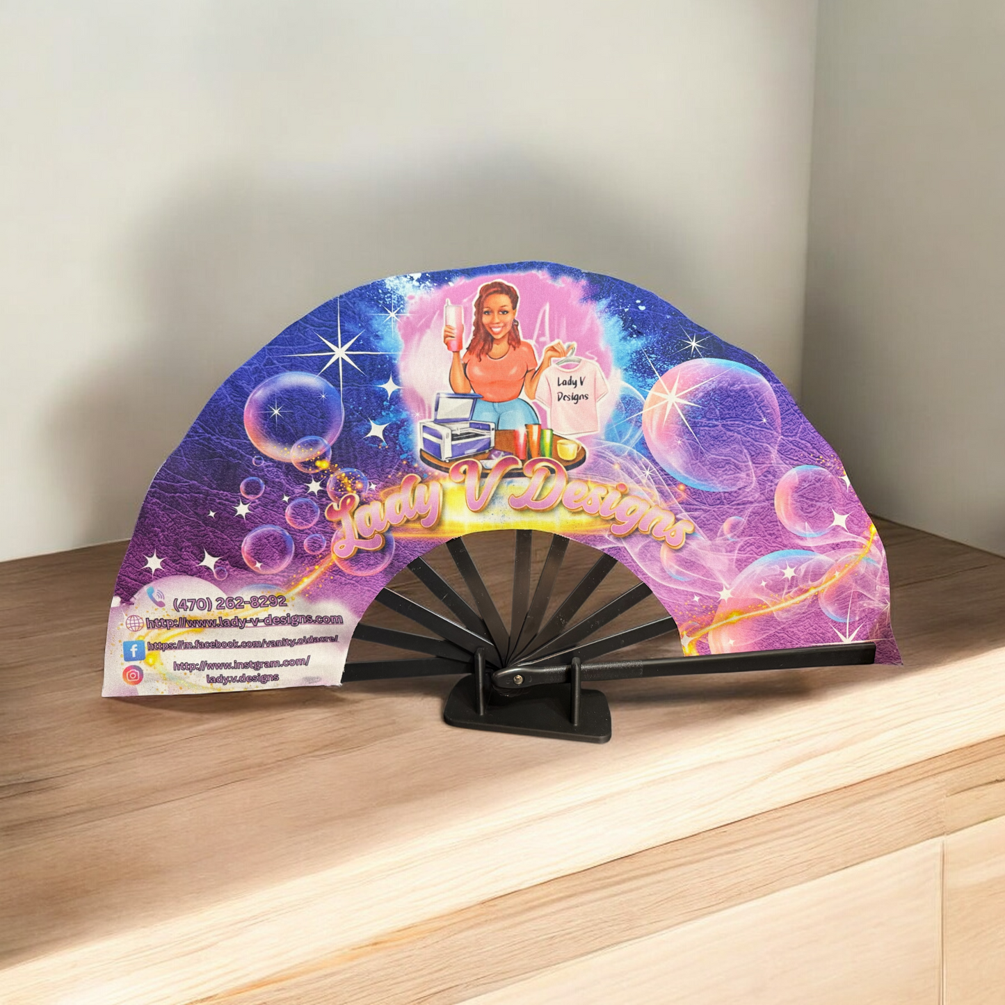 Personalized Clacker Fan