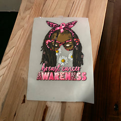 Breast Cancer Awareness Transfer Print