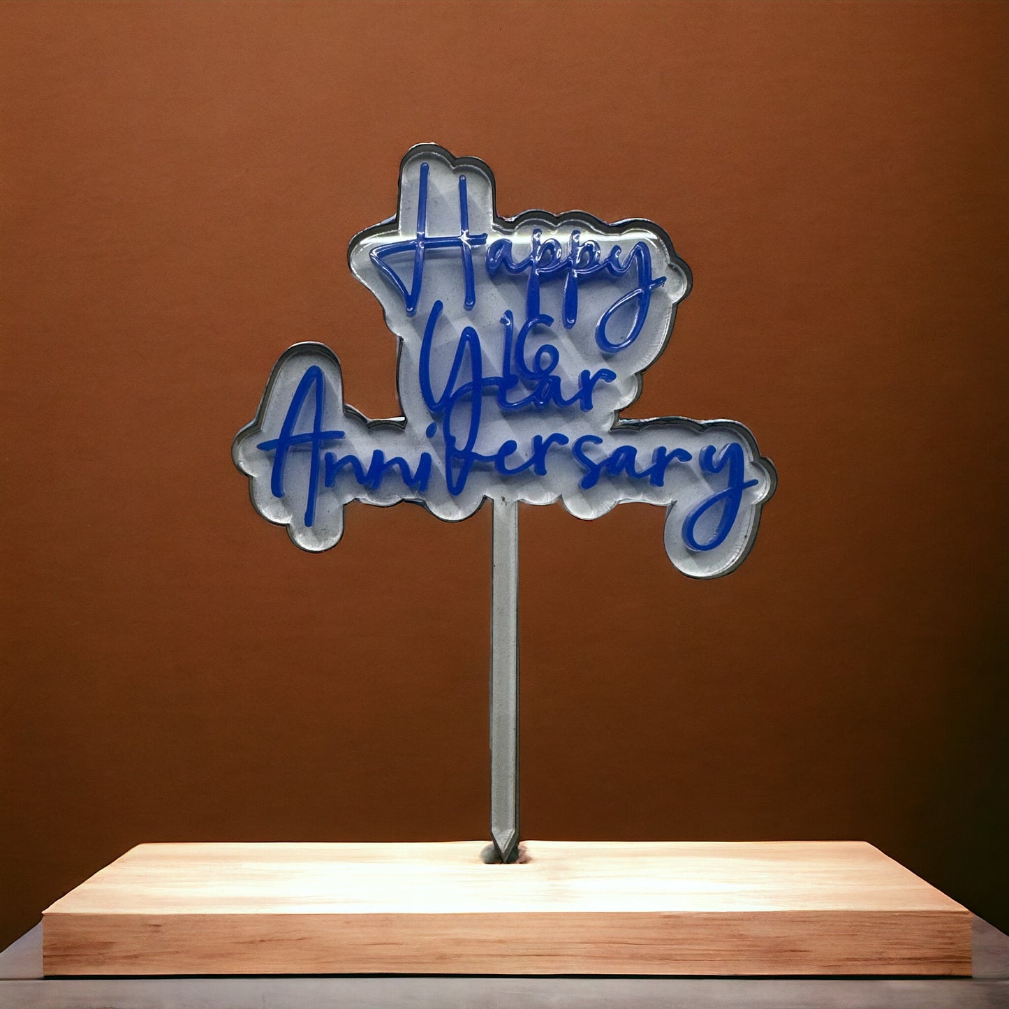 Personalized Acrylic Cake Topper