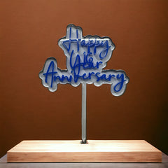 Personalized Acrylic Cake Topper